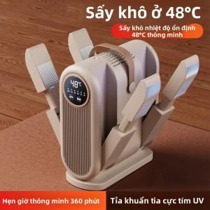 Máy Sấy Giày Điện Kiểu Hàn Quốc Với Đèn Tia Cực Tím Khử Trùng Và Hút Ẩm Dùng Cho Gia Đình 220V 200W