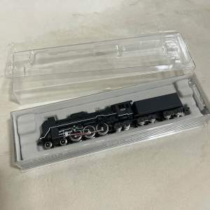 ส่งต่อโมเดลรถไฟ หัวรถไฟไอน้ำ MicroAce C60 มือสอง ขนาด N scale /gauge พร้อมกล่อง สภาพดี วิ่งปกติมีไฟ ถ่ายให้แล้วทุกมุม