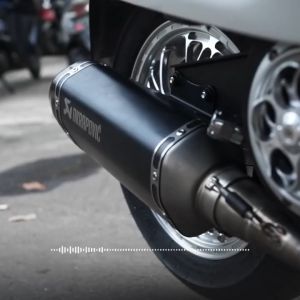 Knalpot Exhaust Akrapovic Fullsystem Black Vespa Sprint Primavera Lx S Lxv