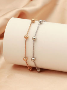 Rose Gold Snake Chain Korean Minimalist Student Forest Series Girlfriend Bracelet
