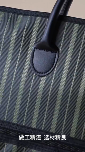 【SG Stock】Suit Storage Bag Foldable Business Travel Hanging Clothes Protective Dust Cover with Handle Waterproof Oxford Fabric Suit Carrier Bag