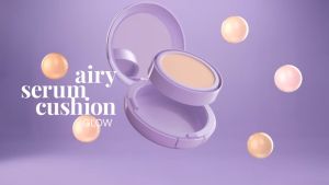 PIXY Filter Free Airy Serum Cushion Glow || Bright Glowy Finish Longwearing Airy Feeling || UV Protection