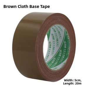 Brown Fabric Base Adhesive Tape Red Glue Leather Template Clothing Industry Use Heat Melting Glue Single Layer Thickness
