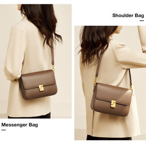 Foxer official store sling bag for women Cross Body & Shoulder Bags womens commuting bags leather bags shoulder bag for women elegant