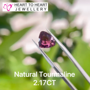 Natural Gemstone Tourmaline 2.17CT Trillion Mix cut Purplish Pink from Sri Lanka