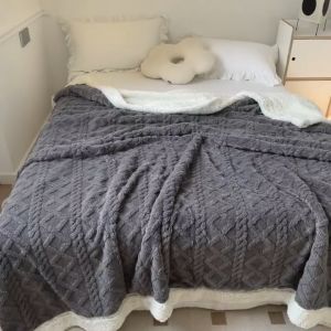 Kiandra Home - Cashmere Blanket Double Sided | Double Queen and King Size Wool Blanket Thick Blanket | Kumot na Makapal at Malambot