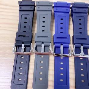 For DW5600/5610 GWB5600 Special Buckle Army Green Transparent Sky Blue Flexible Comfortable Resin Watch Strap