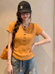PEIXI | Stylish Versatile Short-sleeve Top