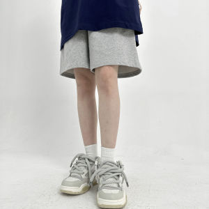 Mens Casual Cotton Sport Shorts Summer 2023 Wide Leg Straight Cut Five-Quarter Pants High Waist Draping Versatile Sports Shorts