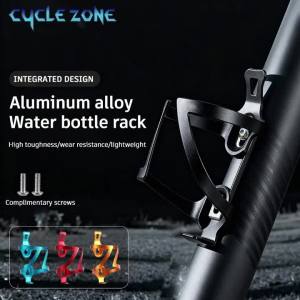 CYCLE ZONE | Lồng Đựng Bình Nước Xe Đạp Bằng Hợp Kim Nhôm Nhẹ Giá Đỡ Cốc Đa Năng Phụ Kiện Đạp Xe Bền Bỉ Với Bộ Dụng Cụ Lắp Đặt Dễ Dàng (bao Gồm Vít Và Cờ Lê)