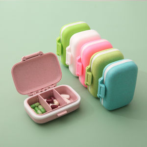 Mini Portable Pills Organizer Case 3 Grids PillBox Tablet Storage Container Weekly Medicine Pills Box Pill Case Drug Dispense
