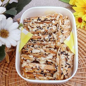 กล้วยน้ำว้าอบแท่งโรยธัญพืช หวานธรรมชาติ ไม่ปรุงแต่งรส บ้านมาตาลดา