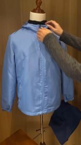 Áo gió nam 2 lớp DGCs - Áo gió nam 2 lớp ôm suông nhẹ mũ liền lót lưới - WAJKBB11M