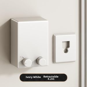 Invisible Non-drilling Extensible Clothesline