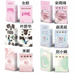 GIDLE Album Lomo Card Laser 50 Pages Self-Print Contemporary Paper Postcard Creative Cultural Gift Contemporary People Pattern