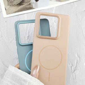 Luxury Slim Matte Magsafe Phone Case For Realme Neo7 GT 7 Pro 15 14 Pro Plus 14X 5G Solid Color Shockproof Magnetic Hard PC Cover Casing