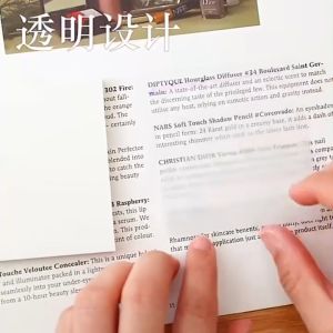 Sticky Notes Transparan Isi 50 Lembar Label PET Kertas Memo Catatan Note Post-It Rangkuman Sekolah