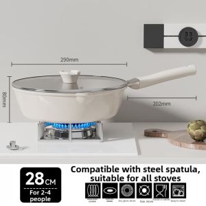 Redchef | Titanium Ceramic Non-Stick Deep Frying Pan