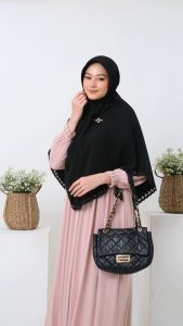 HIJAB/JILBAB/BERGO/KERUDUNG INSTANT SYARI CUTTING LASER NAFISA