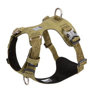 TRUELOVE Waterproof Dog Harness Lightweight Durable Nylon Pet Dog Vest Harness Reflective Adjustable for Small Medium Large Dogs