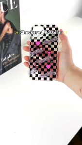 Softcase Grid 2 Motif untuk iPhone 7, X, XR, XS MAX, 11, 12, 13, 14 & Plus Pro Max