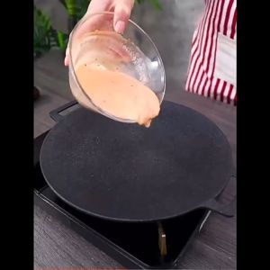 กระทะปิ้งย่าง⚡จัดส่งเร็ว⚡ กระทะปิ้งย่างเกาหลี BBQ ทรงแบน ไม่ติดกระทะ ขนาด 28-30-32CM