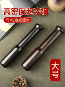 Aged Wooden Manual Garlic Smasher Stick Traditional Kitchen Tool for Grinding Garlic at Home Efficient Peeling And Pressing