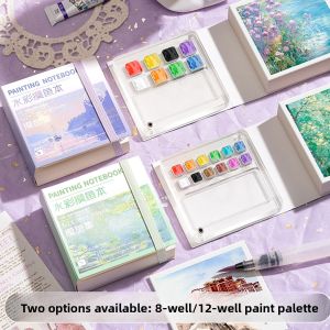 MINGZHUO | Portable Mini Sketching & Watercolor Drawing Book for Children