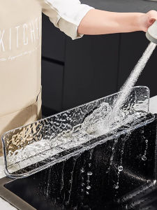 Kitchen Sink Splash Guard Board Dishwashing Vegetable Washing Hand Basin Barrier Countertop Edge Anti-splash Strip