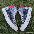 sepatu converse anime one piece 70s much love motif batik High dan low pria wanita. 