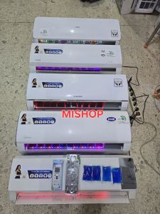 KIPAS ANGIN MODEL AC REMOT LAMPU LED & LED RAINBOW FREE GELL PENDINGIN