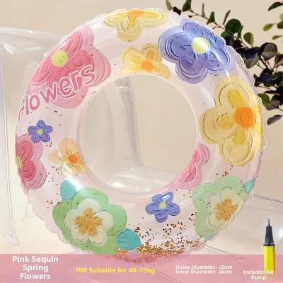 Inflatable Floating Ring Swim Tube for Kids and Adults