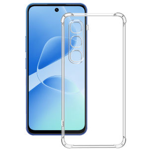 EUCAGR สําหรับ Infinix Hot 60 Pro Plus กรณีซิลิโคนนุ่มสําหรับ Infinix Hot 60i 60 Hot60 Pro AirbagTransparent ฝาครอบ