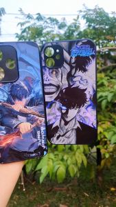 Case Glass Kaca G04X Solo Leveling for Redmi Softcase Premium Mirror Glossy Silikon Pelindung Camera