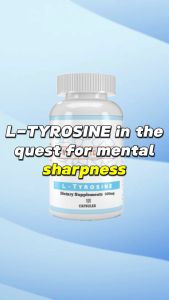 L Tyrosine 500 mg (100 capsules 100 servings): Nootropic Brain Booster, Cognitive Memory Alertness Amino Acid, Stress Natural Supplement, Organic Brain Support Health