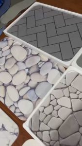 Thảm Đá Lau Chân Trang Trí Nhà Tắm Siêu Thấm Hút Nước Chống Trơn Trượt Cực Tốt