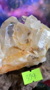 Đá thạch Anh 7 màu trắng tán sắc pha lê tự nhiên trong suốt vàng Citrine thanh tẩy thiền định tarot cực mạnh Clear Quartz Natural