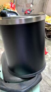 Thùng rác inox nắp lật Thùng rác inox nắp bập bênh