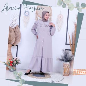 Model Gamis Lebaran 2023 / Gamis Lebaran Remaja / Dress Cringkle yoryu