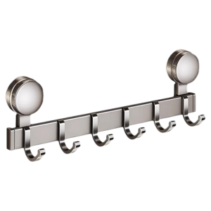 Strong Load Bearing Simplistic Bathroom Hook Home Use No Drilling Required Adhesive Door Back Hanging Clothes Hanger Space Aluminum Material