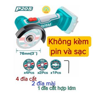 Máy cắt/mài mini dùng pin 20v TAGLI7601 & TAGLI76017 hàng chính hãng