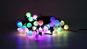 USB Bluetooth Colorful G18 LED String Light 10M 50 Bulbs Festoon Fairy Lights Christmas Bedroom Outdoor Garden Decor LED Garland