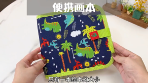 Kids Erasable Doodle Book Set Reusable Drawing Board Toy | Toddler Travel Activity Book Montessori