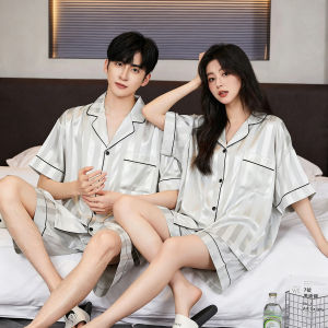 MiiOW | Ice Silk Summer Couples Sleepwear