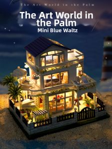 QIAOZHIJIANG | Villa Simulation Model Handmade DIY Miniature Toy