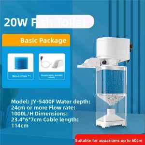 MONLEYTA | Ultra Quiet Integrated Aquarium Filter Oxygenator Cleaner Pump Home Fish Tank Waste Removal Small New Model Water Circulation