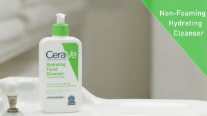 CeraVe Hydrating Facial Cleanser 236ml | Gentle Moisturizing Cleanser with Ceramides & Hyaluronic Acid - Non-Irritating Hydrate Sensitive Dry Skin