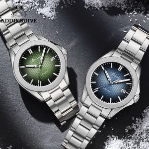 ADDIESDIVE 41mm Mens  Mechanical Watch Sapphire Glass 200m Water Resistance BGW9 Super Luminous Luxury Stainless Steel Watch