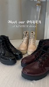 KIMBER Paula Sepatu Boots Wanita Glossy