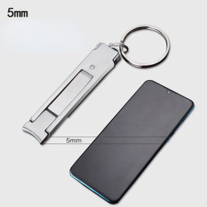 0.5cm ultra thin nail clippers Portable foldable multi-function nail clipper dead skin remover Pliers Nail tool